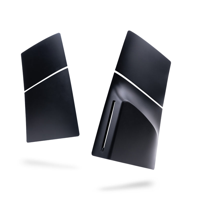 Black Plates Slim - Cover Plates for PS5 Slim