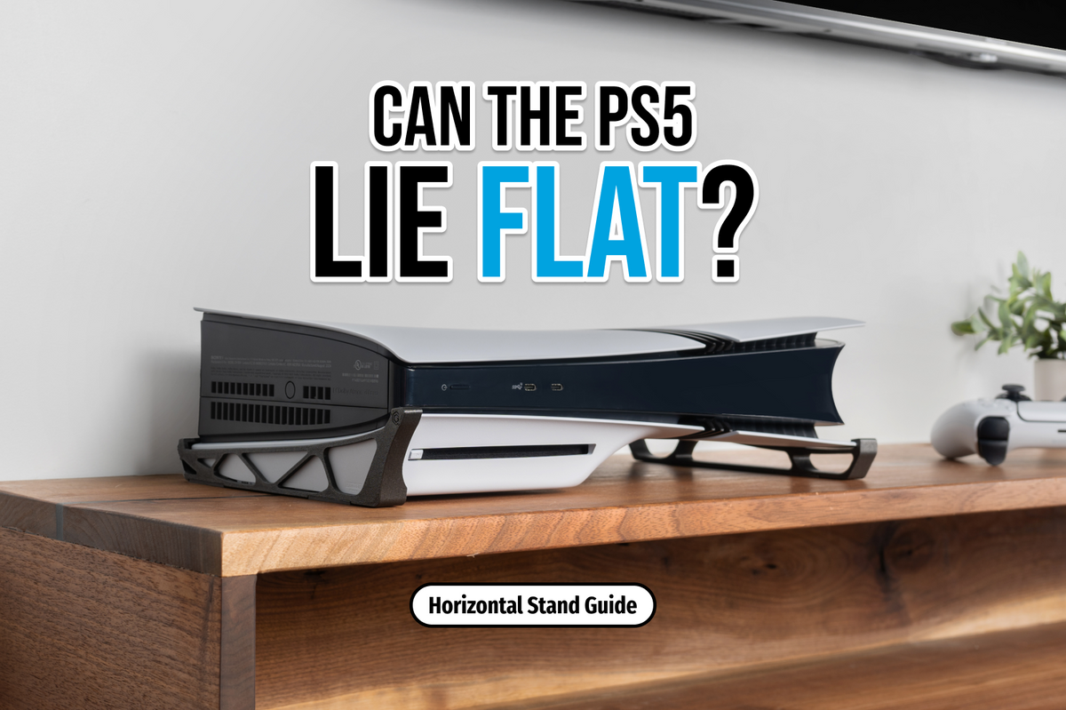 Can the PS5 lie flat? Horizontal stand guide