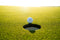 Golf ball in a beautiful green grass field. Photo Source: Soheb Zaidi