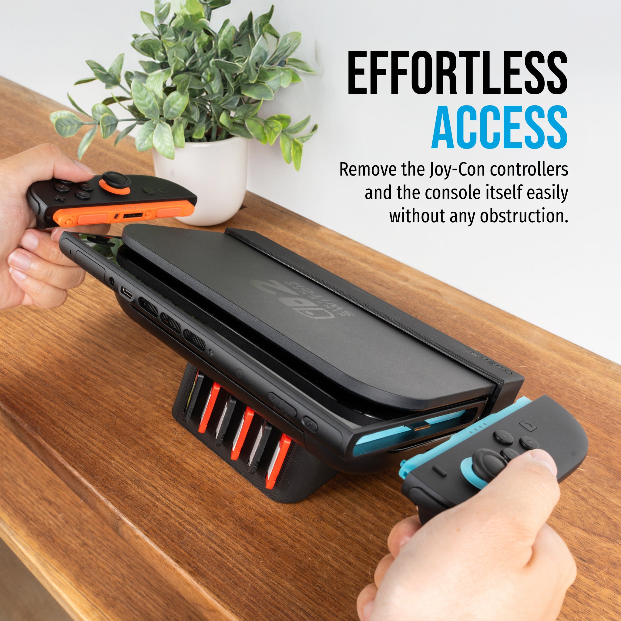 25-Degree Hex Flat Dock for Nintendo Switch 2 – Glistco
