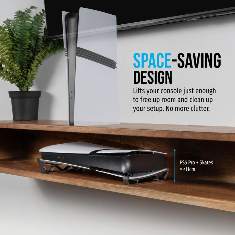 Skates - Horizontal Stand For PS5 Pro (Compatible with Disc & Digital Edition)