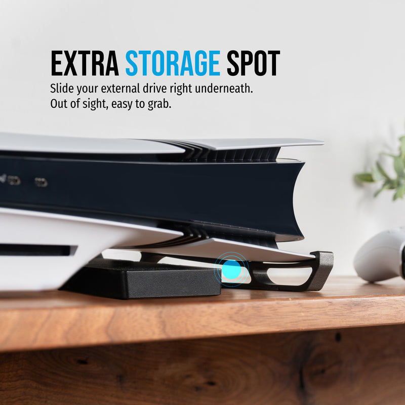 Skates - Horizontal Stand For PS5 Pro (Compatible with Disc & Digital Edition)