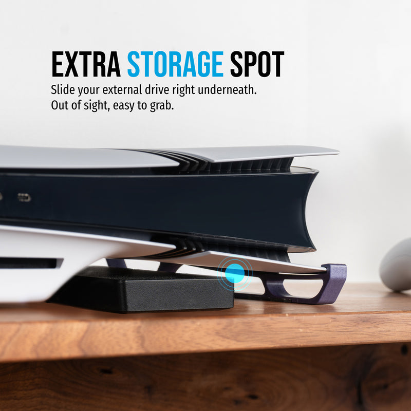 Skates - Horizontal Stand For PS5 Pro (Compatible with Disc & Digital Edition)