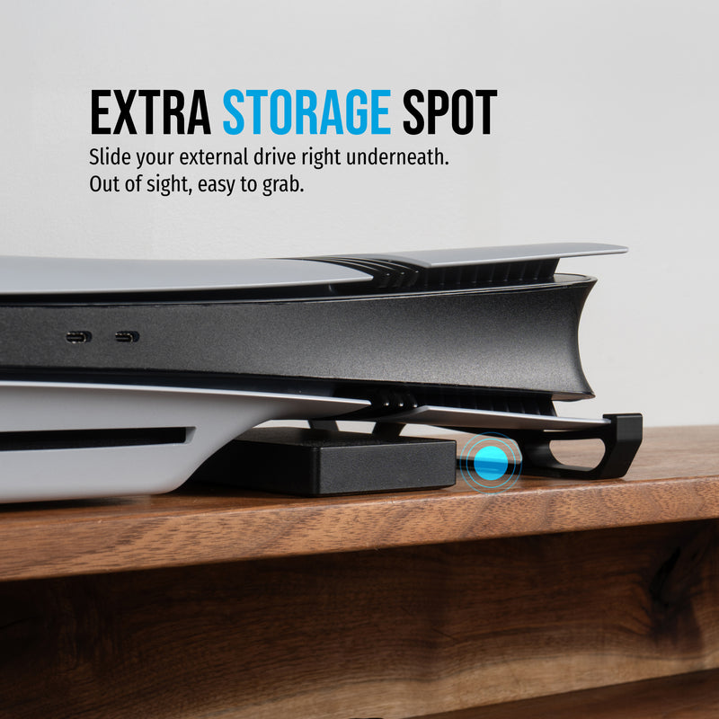 Skates - Horizontal Stand For PS5 Pro (Compatible with Disc & Digital Edition)