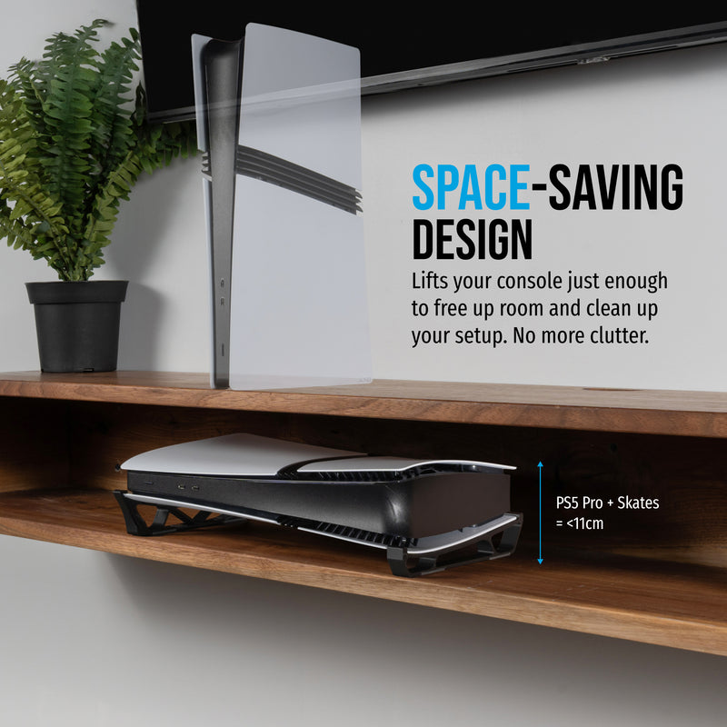 Skates - Horizontal Stand For PS5 Pro (Compatible with Disc & Digital Edition)