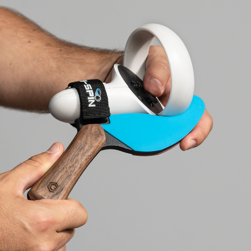 G-Spin- VR Ping Pong Handle Attachment Compatible with Meta Quest 2