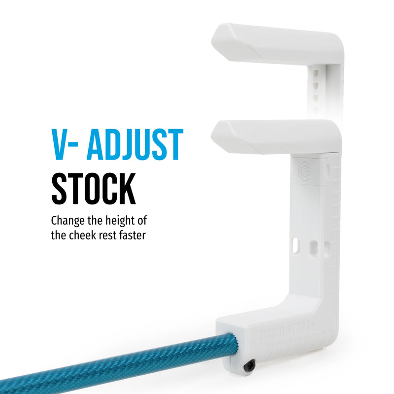 Magni Stock+ VR Carbon Blue Gunstock Adapter