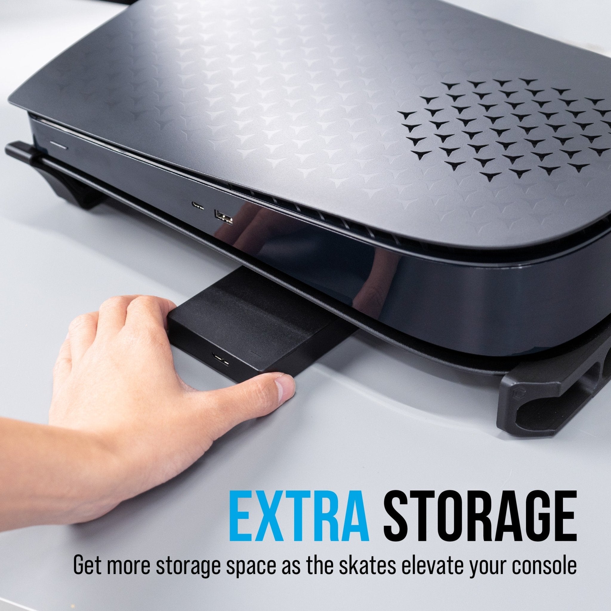 Skates - Compatible with PS5 Black Plates Pro