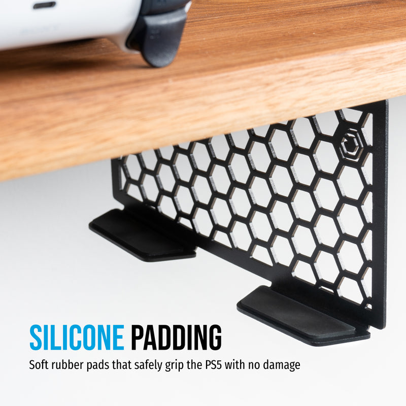 Stealth Mount - Under Desk Mount for PS5/ PS5 Pro/ PS5 Slim (Steel)