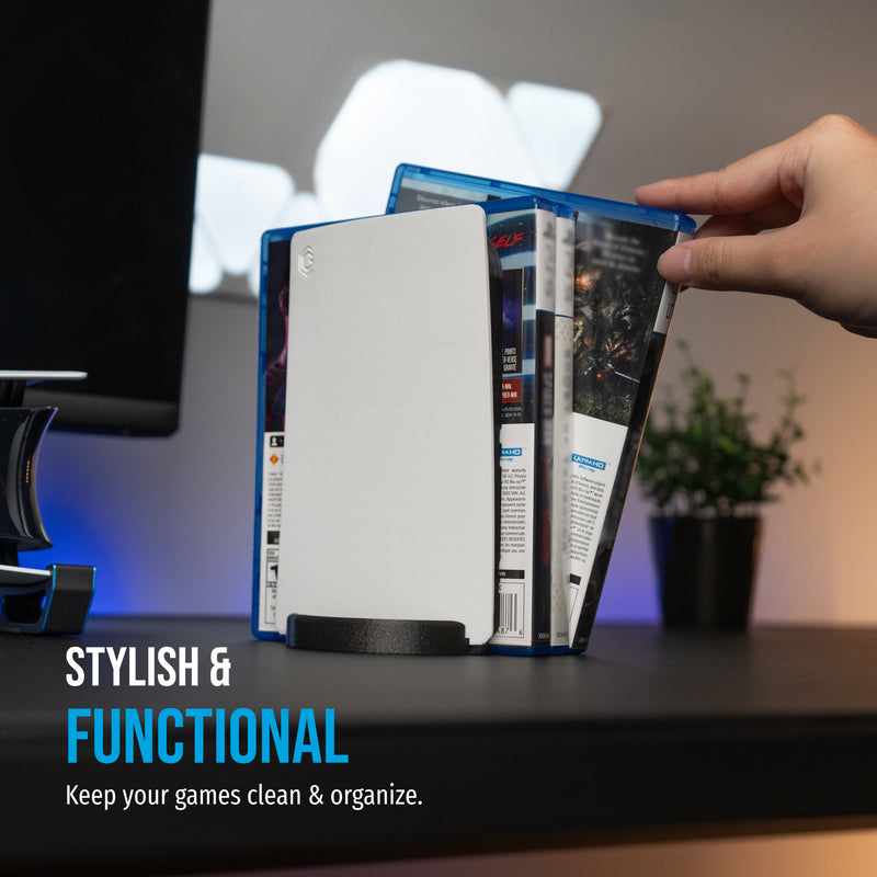 Mini PS5 Console Game Stand - Video Game Storage & Organizer