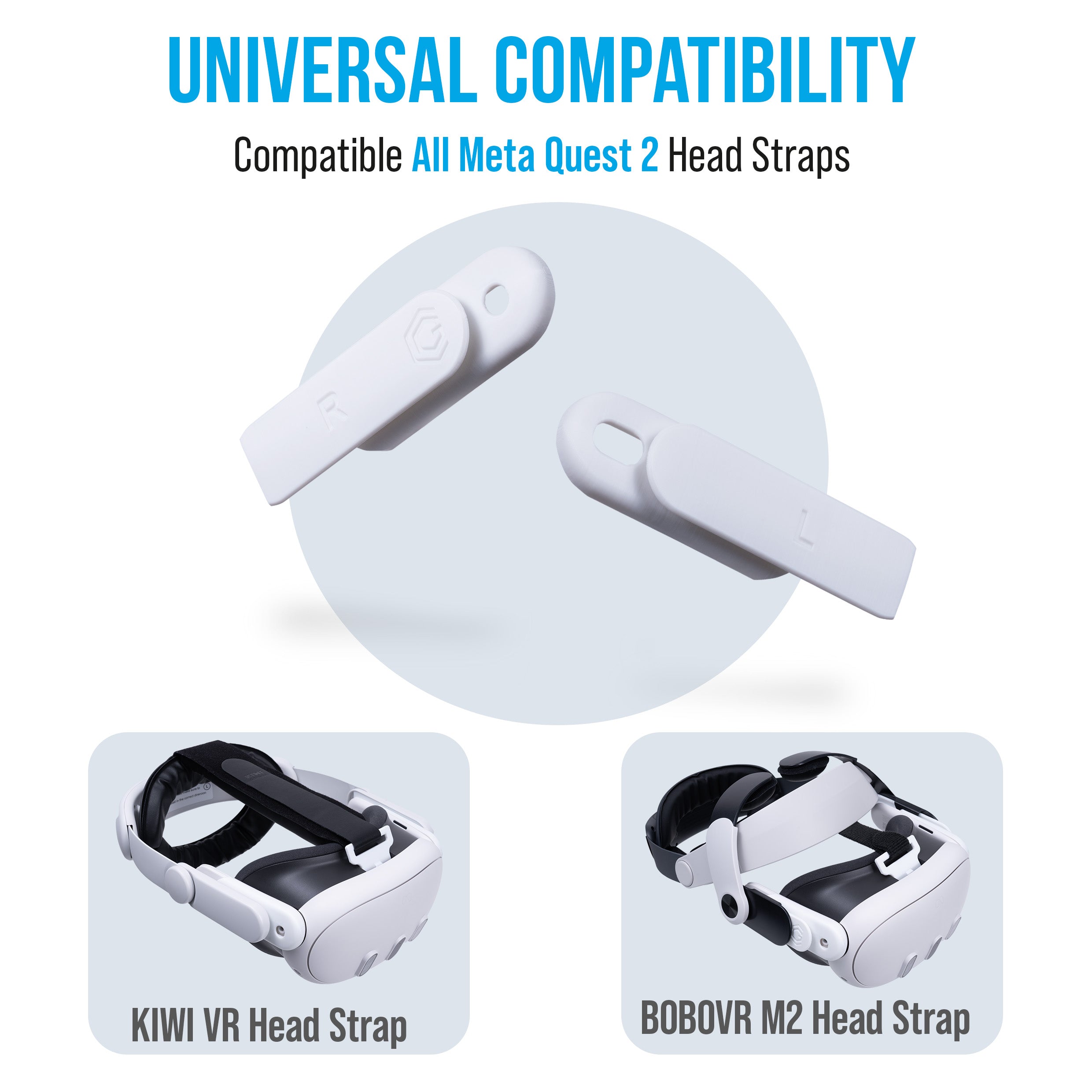 Frankenquest 3 - Head Strap Adapter for Meta Quest 3 Compatible 