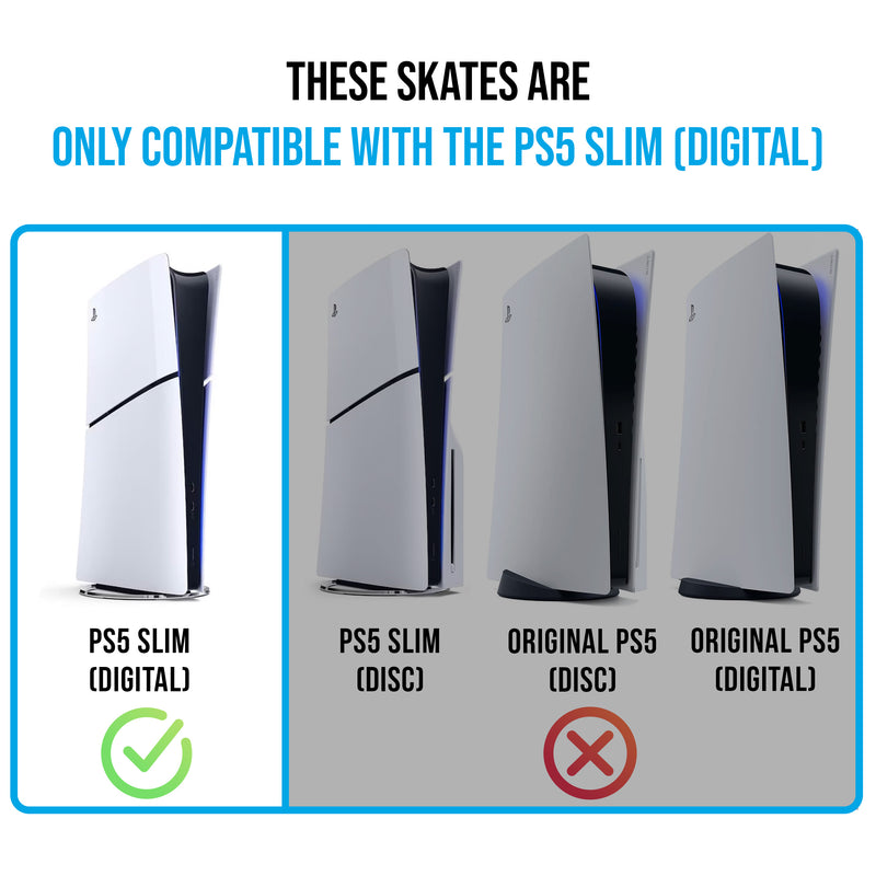 Skates - Horizontal Stand for PS5 Slim