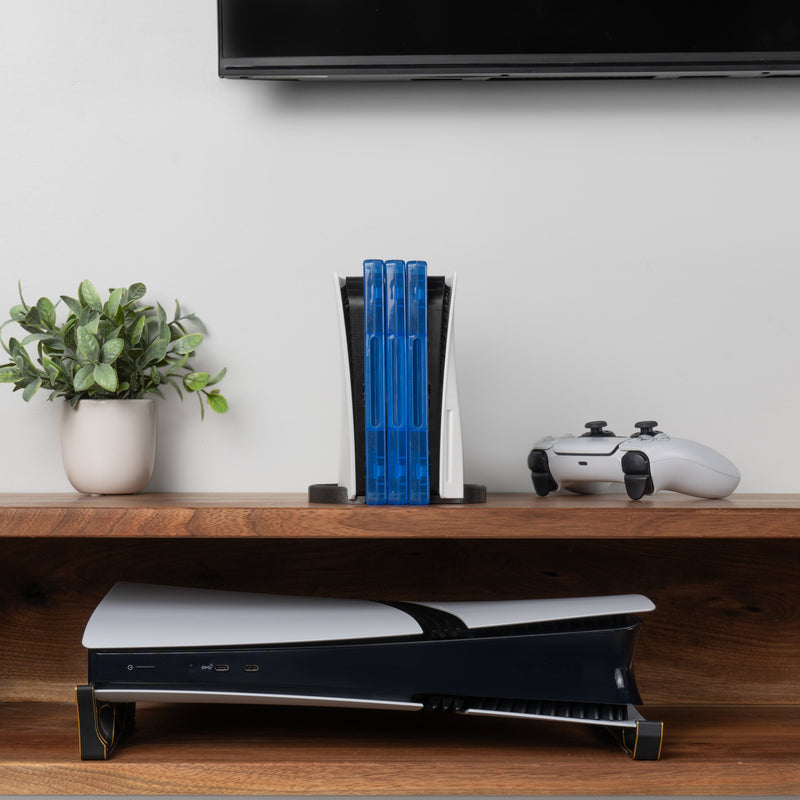 Mini PS5 Console Game Stand - Video Game Storage & Organizer