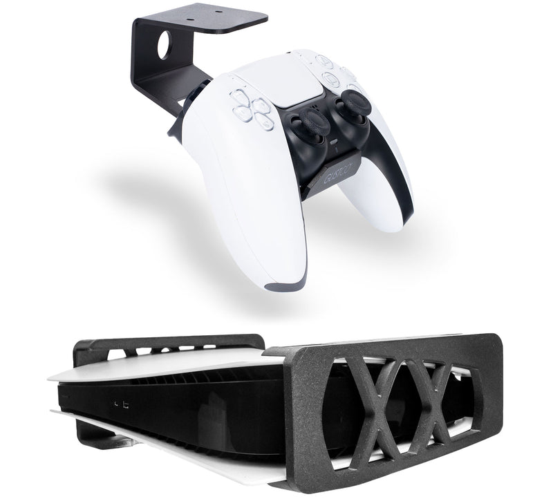 Stealth Mount Bundle - Under Desk Mount for PS5