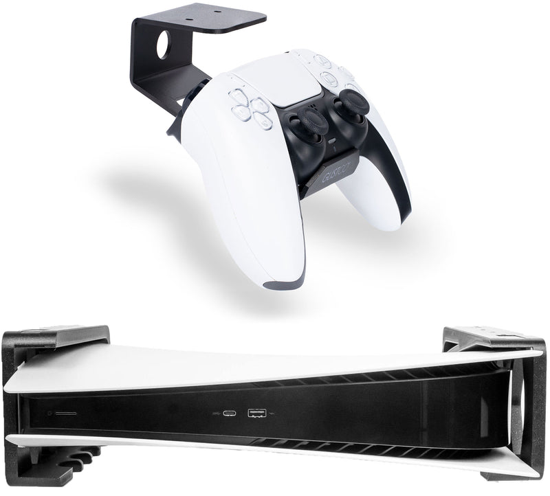 Stealth Mount Bundle - Under Desk Mount for PS5