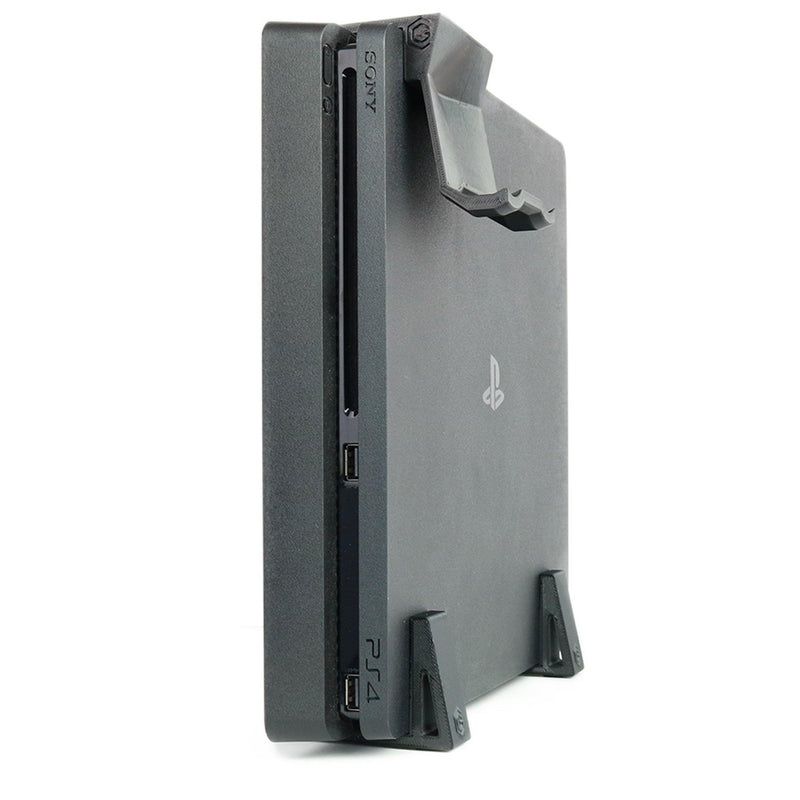 Vertical Simple Feet & Console Controller Mount Bundle for PS4