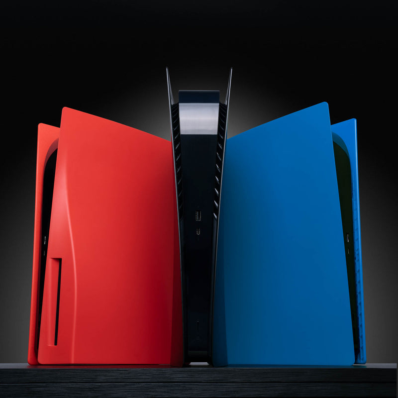 Black Plates - Replacement Shell for PS5 (Disc Edition)